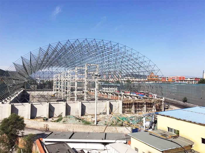 杨浦煤矿储煤棚网架工程